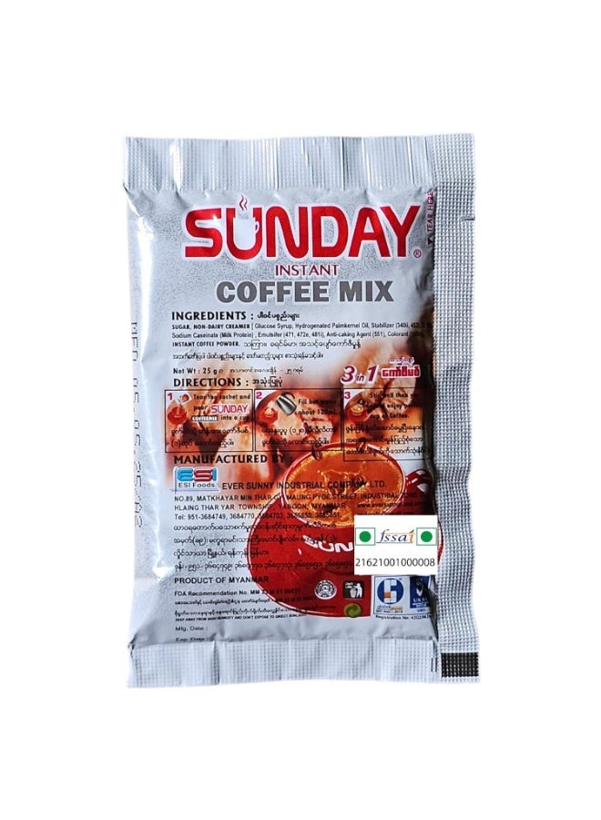 CafeHub Instant Coffee Mix 3 in 1 Sachets, Premix (Sunday 30 Sachets), 750 Grams - Image 3