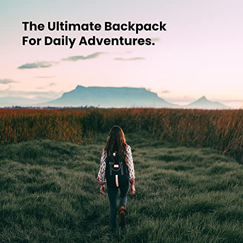 Nordace Eclat Smart Travel Backpack for Men & Women with USB Charging Port, Water Resistant - Light & Durable Laptop for Everyday, Hiking, Work - 15.6 Inch (Black) - Image 2