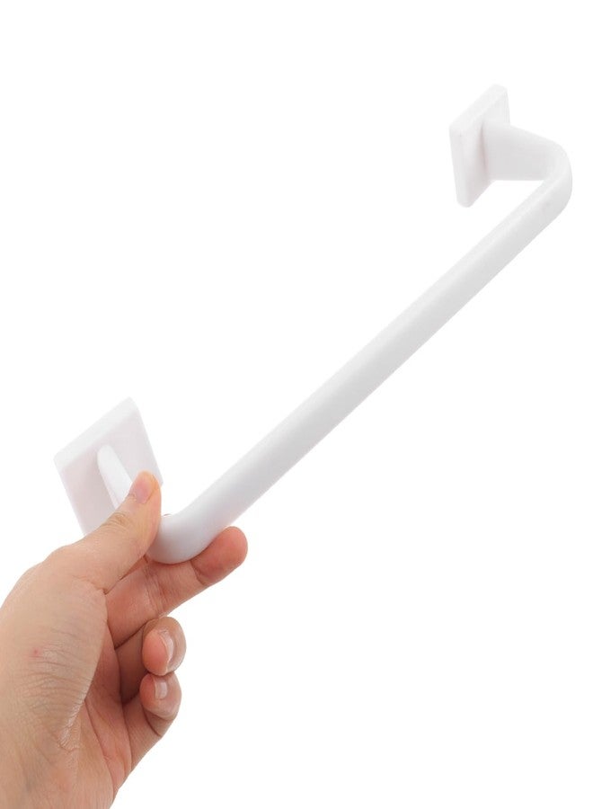 Hemoton 3Pcs Suction Cup Towel Bar 10.6 Inch Plastic No Punch Bathroom Towel Rack Holder for Home Kitchen Shower Space Saving Storage - Image 3