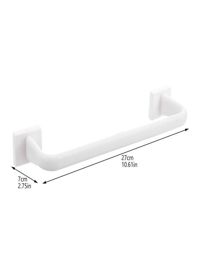 Hemoton 3Pcs Suction Cup Towel Bar 10.6 Inch Plastic No Punch Bathroom Towel Rack Holder for Home Kitchen Shower Space Saving Storage - Image 2