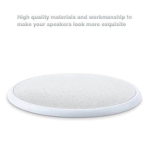 Wendry Speaker Cover, 6.5/8 Inch Speaker Grille Car Audio Cover, Speaker Cover Decorative Circle Metal Mesh, Anti-Collision Speaker Grill Cover, Car Speaker Covers (2PCS) - Image 3