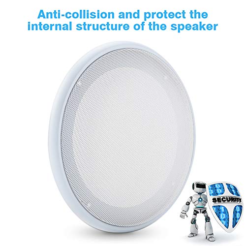 Wendry Speaker Cover, 6.5/8 Inch Speaker Grille Car Audio Cover, Speaker Cover Decorative Circle Metal Mesh, Anti-Collision Speaker Grill Cover, Car Speaker Covers (2PCS) - Image 5