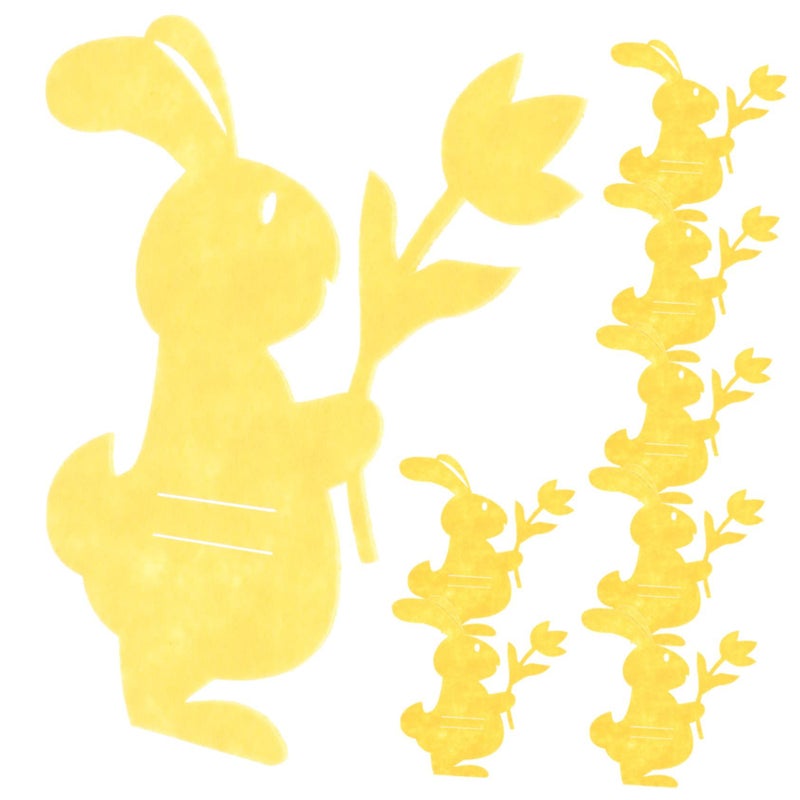 SEWOART 8 Pieces Easter Themed Cutlery Bags Adorable Silverware Holders Cute Bunny Design for Party Dinner Table Decor Create Festive Atmosphere - Image 2