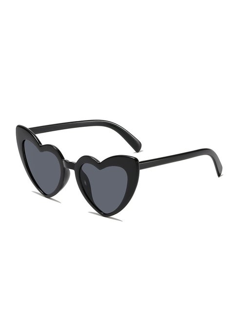 Black Heart-shaped Sunglasses