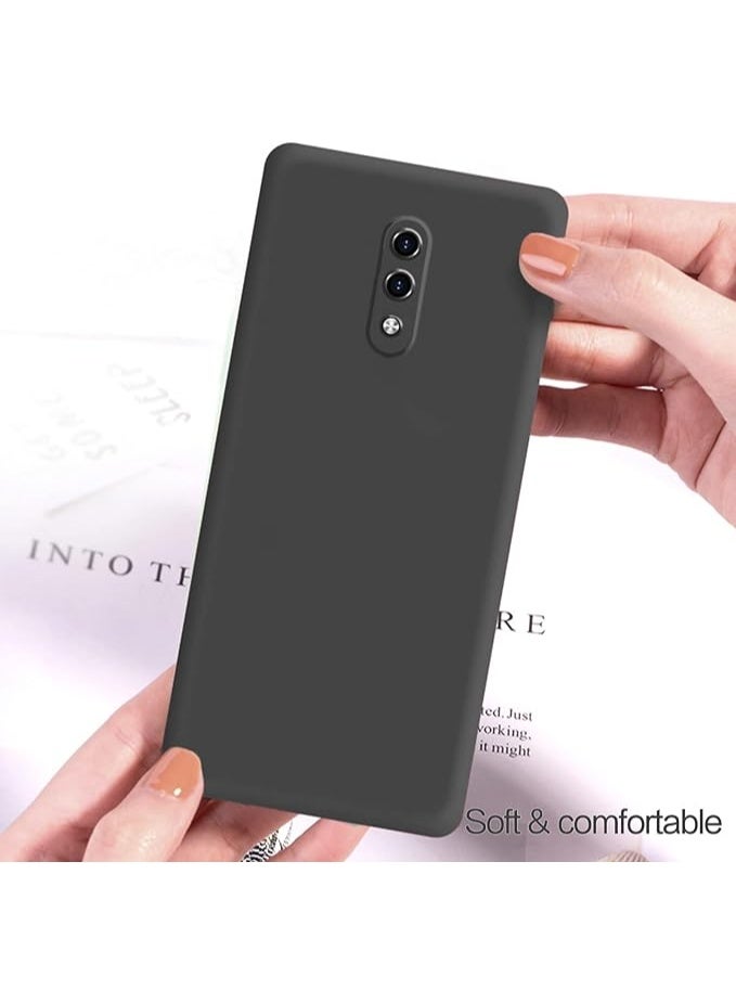 Silicone Case for Oneplus 7, Silky-soft touch Full-Body Protective Case, Shockproof cover with Microfiber Lining for Oneplus 7 Black - Image 4