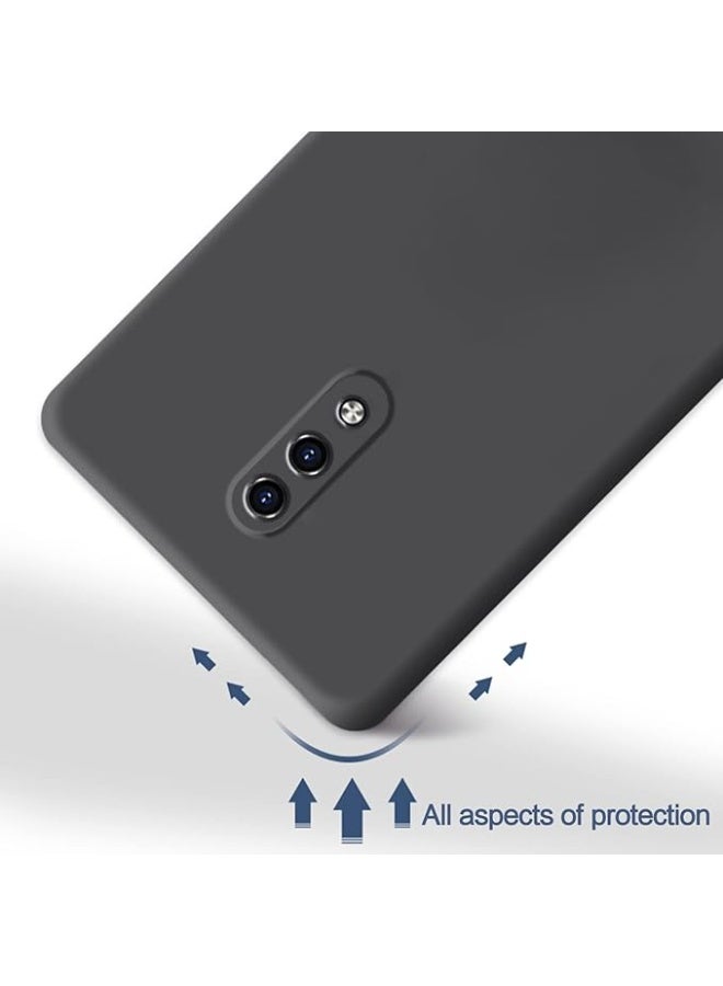 Silicone Case for Oneplus 7, Silky-soft touch Full-Body Protective Case, Shockproof cover with Microfiber Lining for Oneplus 7 Black - Image 2