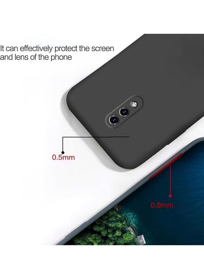 Silicone Case for Oneplus 7, Silky-soft touch Full-Body Protective Case, Shockproof cover with Microfiber Lining for Oneplus 7 Black - Image 5