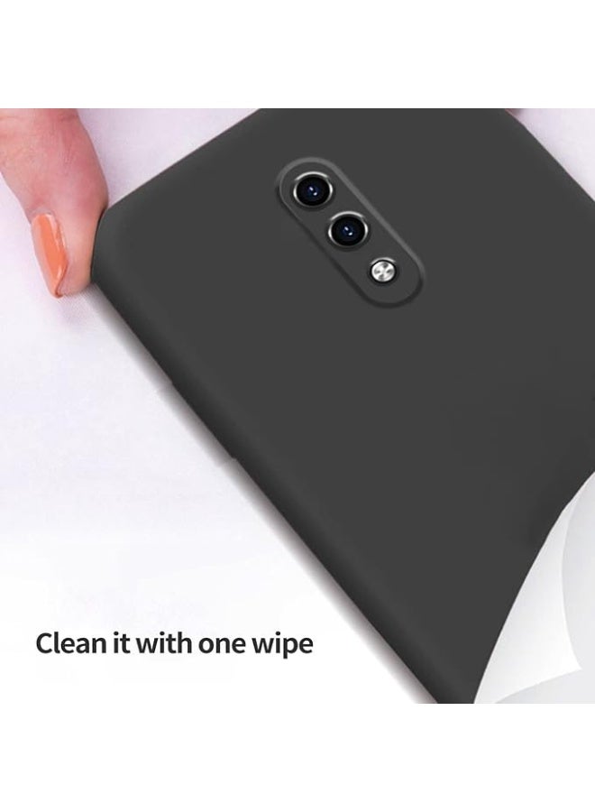 Silicone Case for Oneplus 7, Silky-soft touch Full-Body Protective Case, Shockproof cover with Microfiber Lining for Oneplus 7 Black - Image 3
