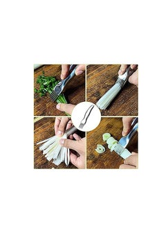 Excefore 2 Pack Shred Silk The Knife Stainless Steel Vegetable Chopper Onion Garlic Cutter Food Kitchen Speedy Chopper  - Image 3