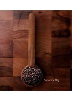 Oasisgalore Black Walnut Long Handle Coffee Scoop, 1 tbsp, for Grounds or Tea, 10g, Kitchen Accessory.  - Image 3