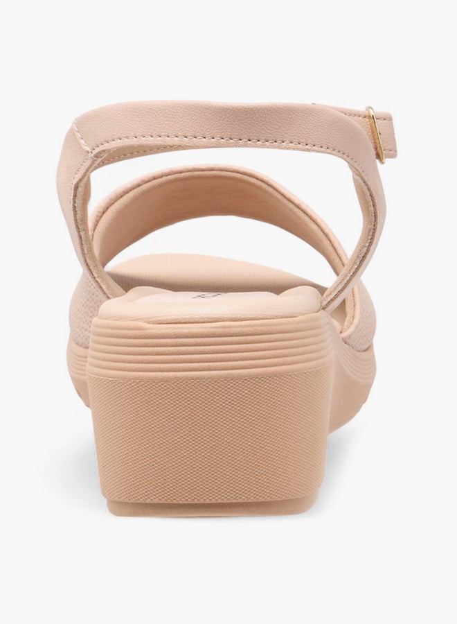 Piccadilly صنادل نسائية مريحة ذات ملمس مع إغلاق بكبسة - Image 5