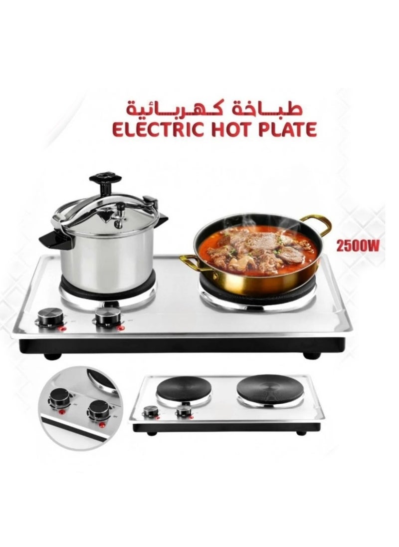 Generic Double burner electric stove, 2500 watts  - Image 1