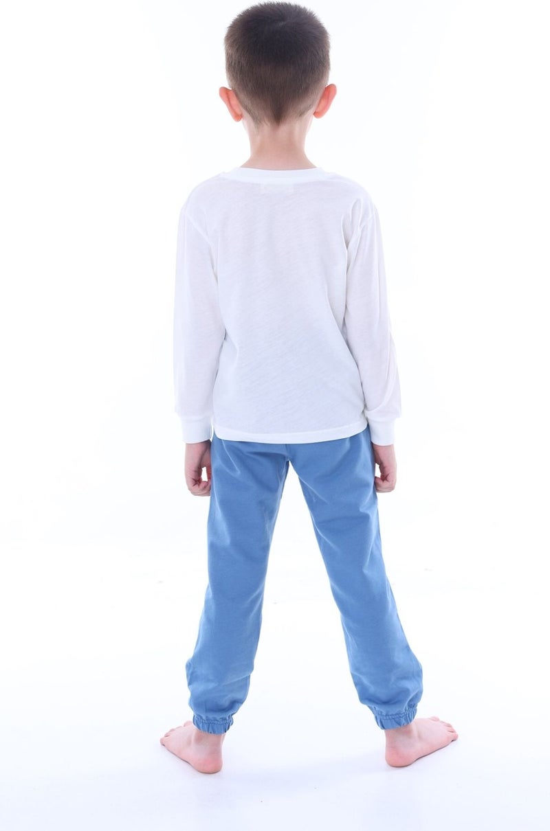 Zuzunga Nature Camping Patterned Kids Tracksuit (Top-Bottom) - Image 3