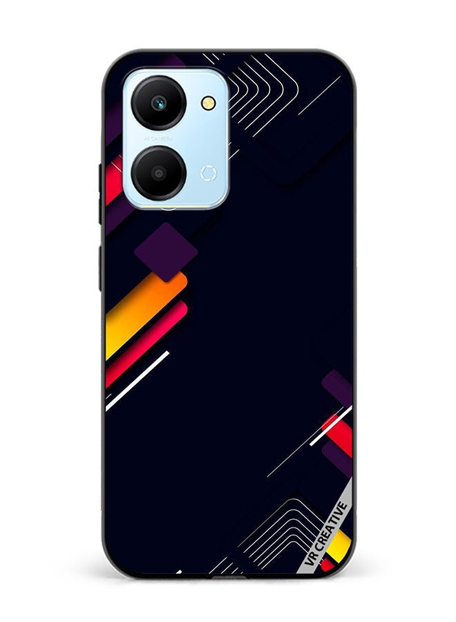 VR CREATIVE Protective Case Cover For Honor Play7T Pattern Design Multicolour - Image 1