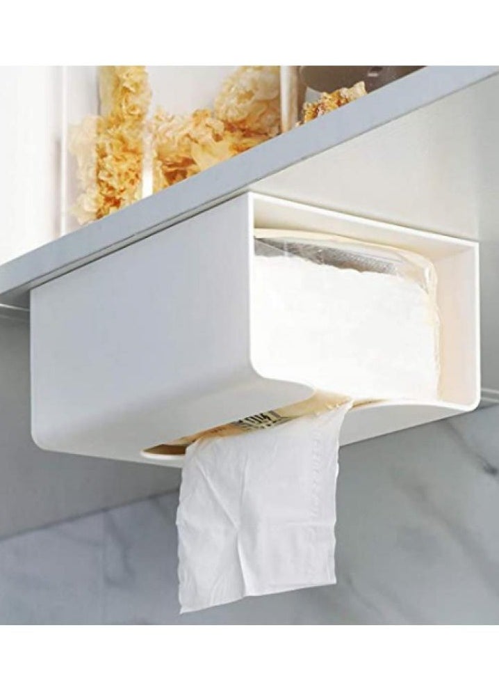 AIWANTO Tissue Box Cover and Holder Square Tissues Cover Decorative Covers for Bathroom Kitchen and Office Room  - Image 2