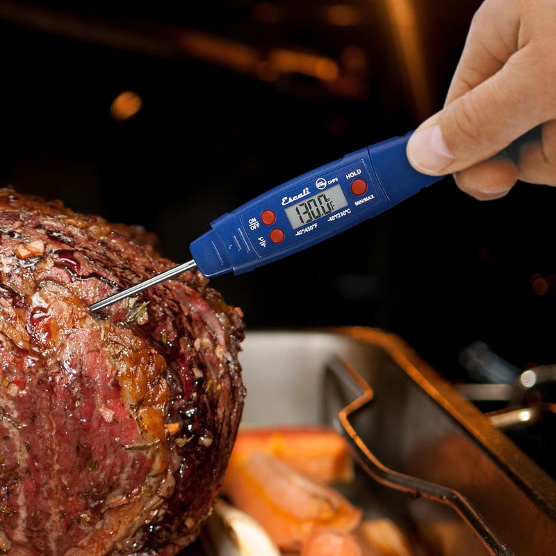 Escali DHP3 Advanced Digital Waterproof Dishwasher Safe Meat Thermometer, Min/Max Recall, Navy Blue … - Image 5