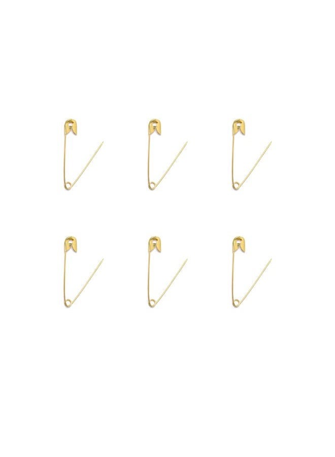 Ruidee 500 Pieces Safety Pins 20mm Small Sewing Pins Metal Mini Safety Pins for Home Office Art Craft Jewelry Making (XBZ/Gold) - Image 3