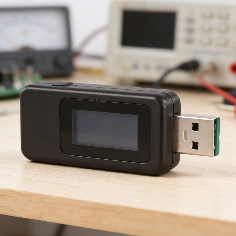 MX18L USB Tester 10 In 1 Digital DC Voltmeter PD Charge Analyzer With 0 96 Inch Screen Black - Image 3