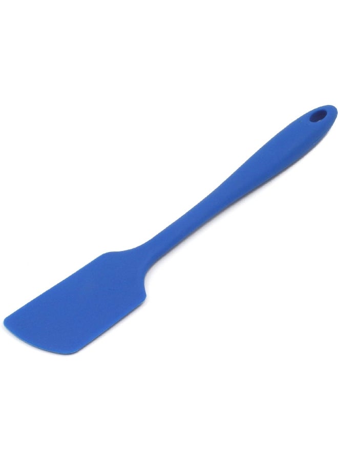 شيف كرافت 13465 شيف كرافت ملعقة مسطحة بزاوية سيليكون ممتاز قابلة للتنظيف في غسالة الصحون أزرق 11 بوصة - Image 1