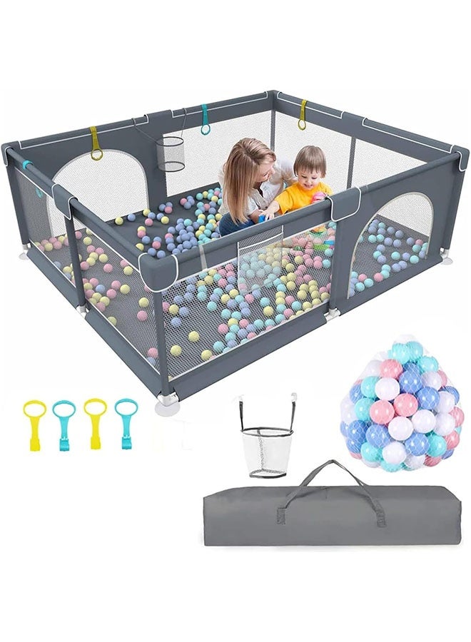بيوينتي Baby Playpen ، Playard كبيرة للطفل ، والأطفال الصغار المحمولة في الهواء الطلق والأطفال الصغار في الهواء الطلق والأطفال الصغار في الهواء الطلق والأطفال الصغار في الهواء الطلق والأطفال الصغار في الهواء الطلق والأطفال الصغار في الهواء الطلق والأطفال الصغار ﻿  - Image 1
