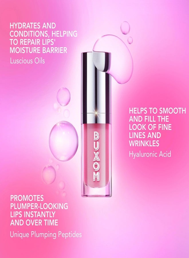 Buxom Full On Glossy Lip Oil - Non-Sticky, All-Day Juicy Hydration & Instant Plumping - Lightweight, Comfortable Wear, Infused with Unique Peptide Complex for Soft Lips (Trixie - Coral) - Image 5
