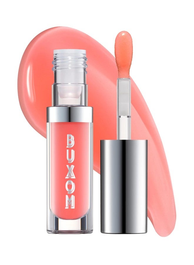 Buxom Full On Glossy Lip Oil - Non-Sticky, All-Day Juicy Hydration & Instant Plumping - Lightweight, Comfortable Wear, Infused with Unique Peptide Complex for Soft Lips (Trixie - Coral) - Image 1