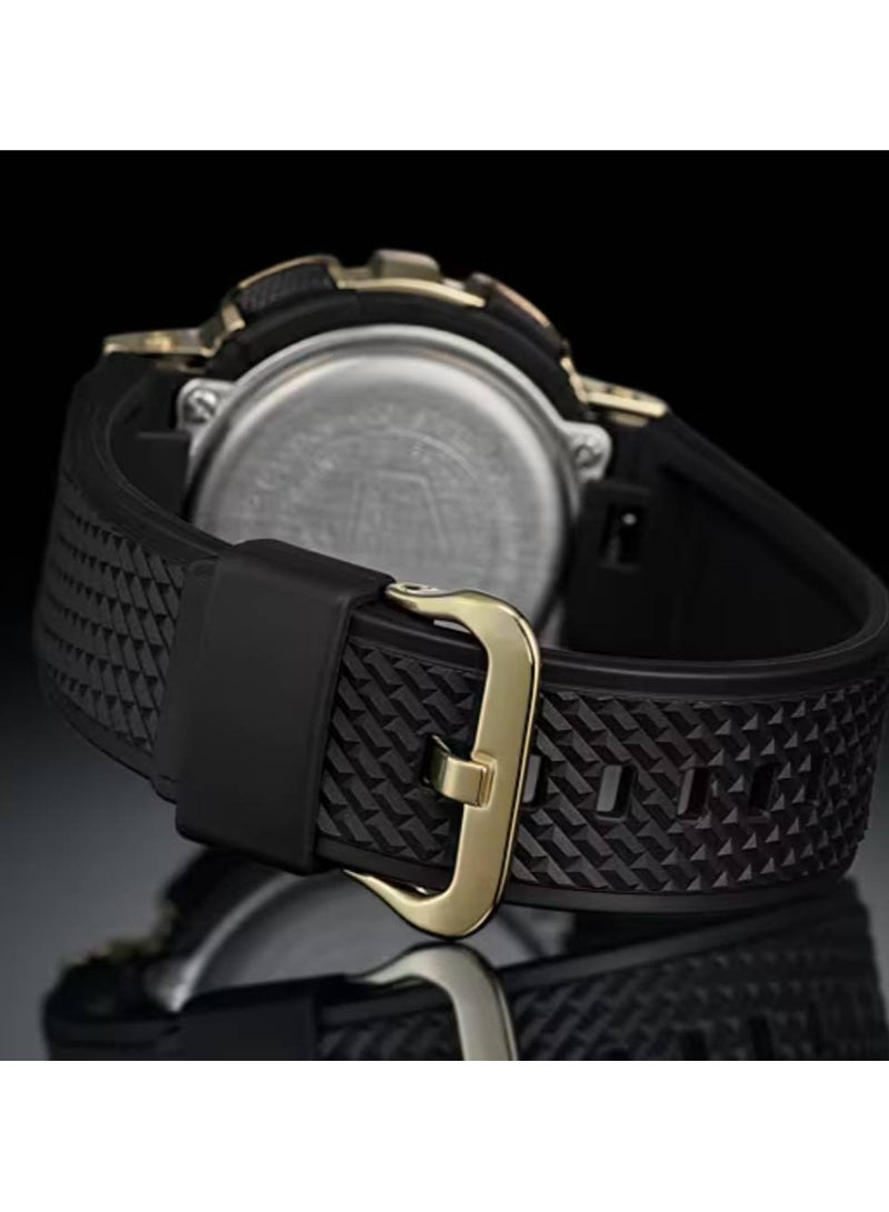 G-SHOCK ساعة جي-شوك أنالوج + رقمية بسوار مطاطي GM-110G-1A9DR - Image 4