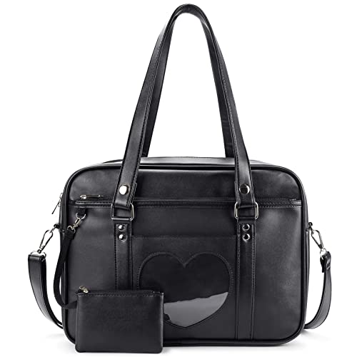 STEAMEDBUN Ita Bag Japanese School Bag with Insert Tote Shoulder Anime Purse for Cosplay - Image 1