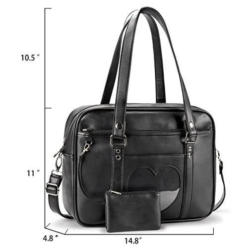 STEAMEDBUN Ita Bag Japanese School Bag with Insert Tote Shoulder Anime Purse for Cosplay - Image 4