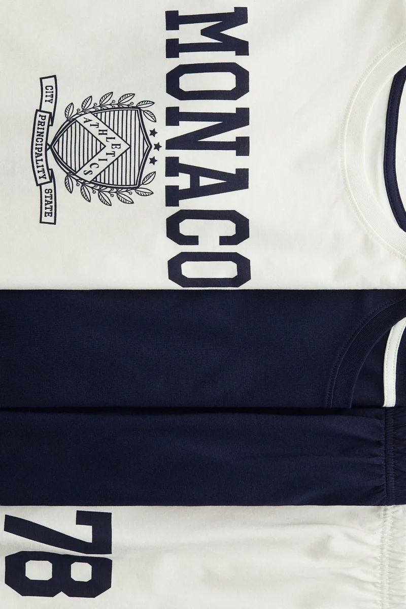 H&M 2-pack T-shirt and shorts pyjamas