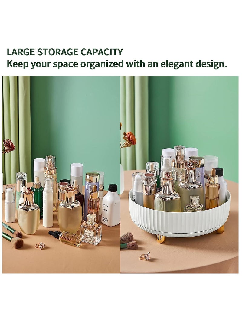 Turntable Cabinet Organizer, 11 Inches Rotating Spice Rack Kitchen Storage, Spinning Food Storage Container for Spices, Condiments  - Image 4