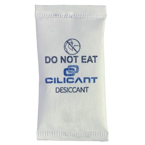 CILICAnT 2 Gram (500 Pcs) Premium Silica Gel White Packets Desiccant Dehumidifiers, Non-Indicating Silica Gel Packs for Moisture Absorption (2 Gram X 500 Pcs = 1 Kg) - Image 3