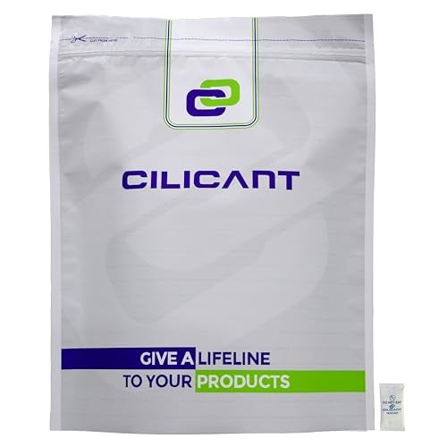 CILICAnT 2 Gram (500 Pcs) Premium Silica Gel White Packets Desiccant Dehumidifiers, Non-Indicating Silica Gel Packs for Moisture Absorption (2 Gram X 500 Pcs = 1 Kg) - Image 1