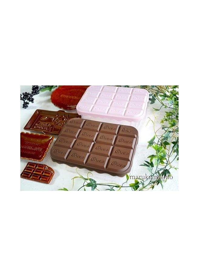 سبيس شوب 3 قطع علب حفظ الطعام (شكل شوكولاتة)  - Image 3
