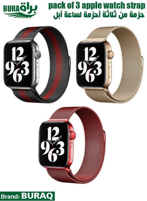 Apple Watch Band Strap For Apple Watch Ultra 2/Ultra 49mm, Series 10 46mm, 9/8/7 45mm, SE2/SE/6/5/4 44mm, 3/2/1 42mm
