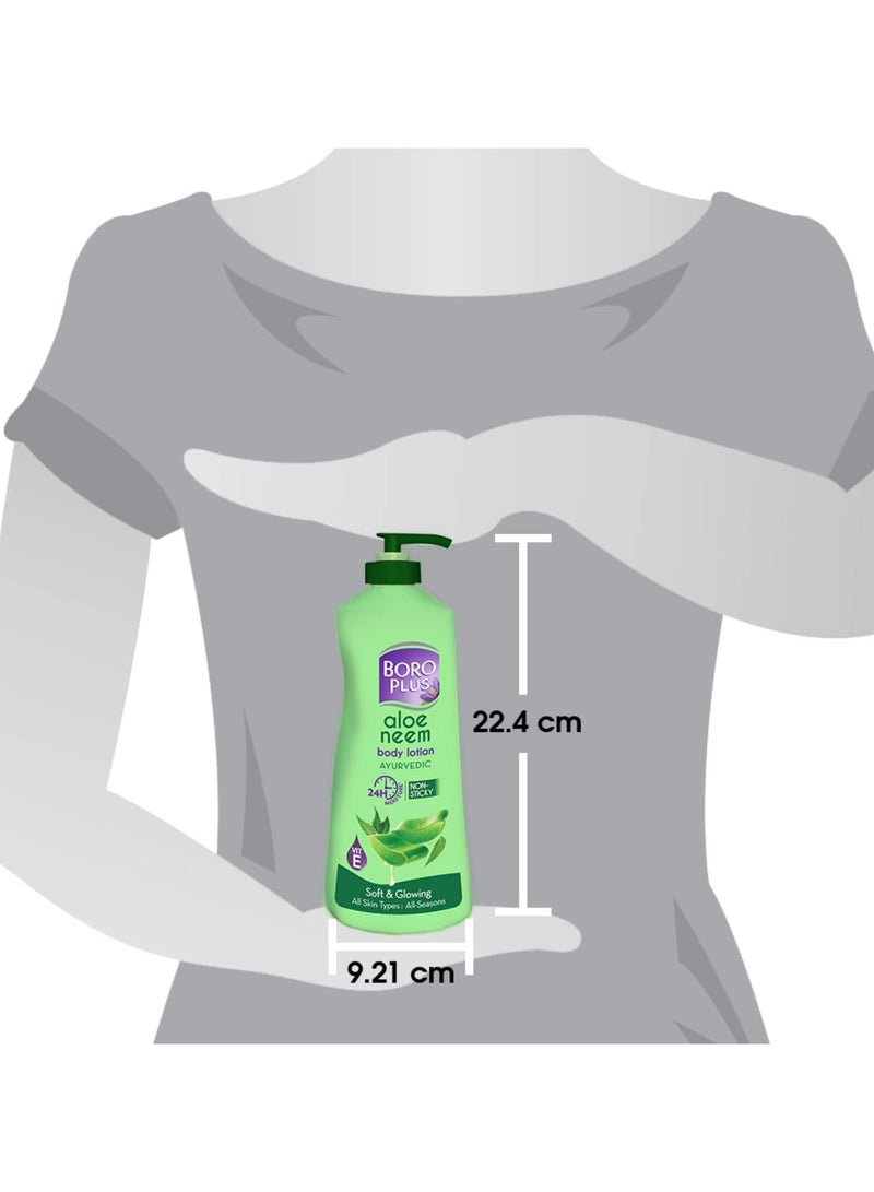 BOROPLUS Aloe Neem Body Lotion 400ml - Image 4