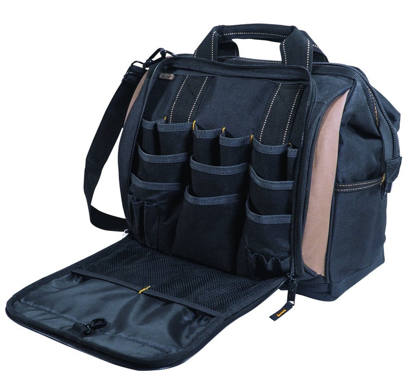 Custom Leathercraft1537 Multi-Compartment Tool Carrier, 30 Pocket, 13 In. - Image 5