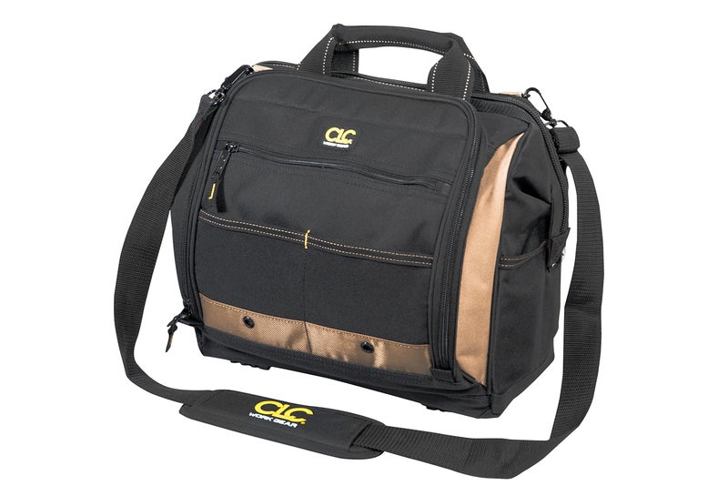 Custom Leathercraft1537 Multi-Compartment Tool Carrier, 30 Pocket, 13 In. - Image 2