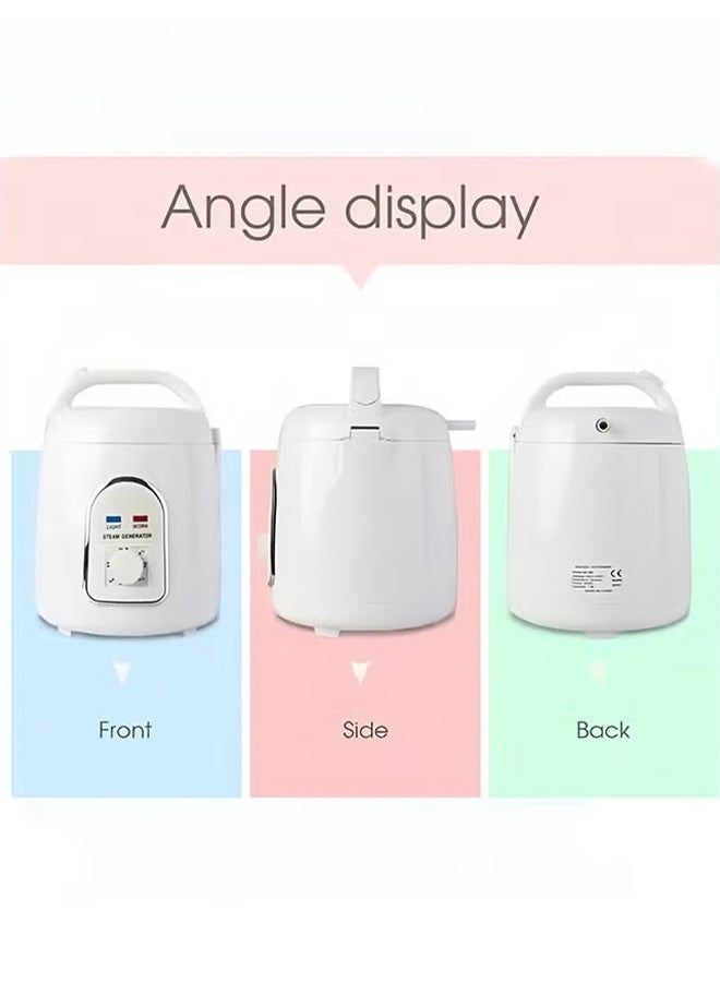 MLADEN جهاز بخار ساونا محمول، جهاز بخار ساونا، مولد بخار متطور سعة 1.5 لتر مع مؤقت، لملحقات ساونا السبا المنزلية، قابس 220 فولت - Image 2