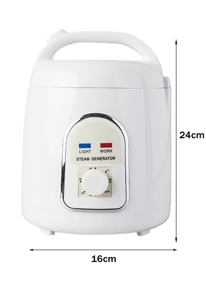 MLADEN جهاز بخار ساونا محمول، جهاز بخار ساونا، مولد بخار متطور سعة 1.5 لتر مع مؤقت، لملحقات ساونا السبا المنزلية، قابس 220 فولت - Image 4