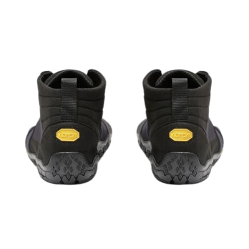 Vibram Men’s FiveFingers V-Trek Trail Hiking Shoes – Minimalist Outdoor Footwear with Wool Blend Upper, Megagrip Outsole, Lightweight, Durable for Trekking, Black/Black, 44 EU / 10.5 - 11 US - Image 4