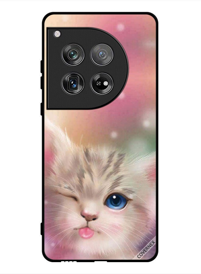 Covernex Protective Case Cover For OnePlus 12 Cute Cat - Image 1