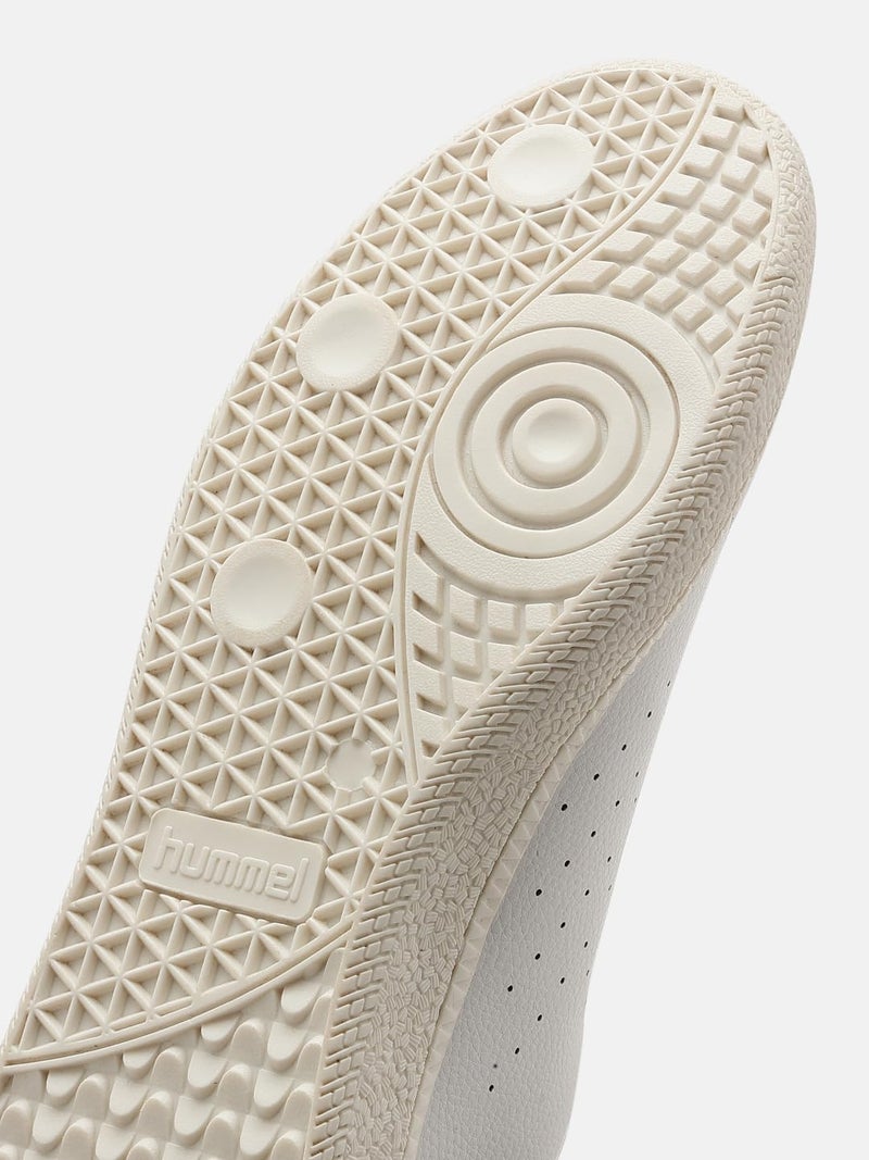 hummel Classic Pinnacle Casual Sneaker for Men Lightweight Breathable with Enhanced Comfort Cushioned Insole and Slip-Resistant Work and Play Casual Shoes-UK 10 White/Green - Image 3