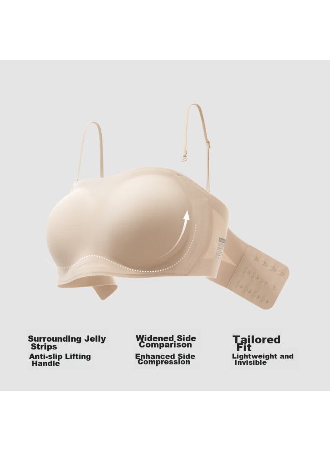 Bananain Jiaonei 5 Series Strapless Anti-slip Detachable Shoulder Strap Women's Bra, Push-up Backless Summer Brassiere - Image 4