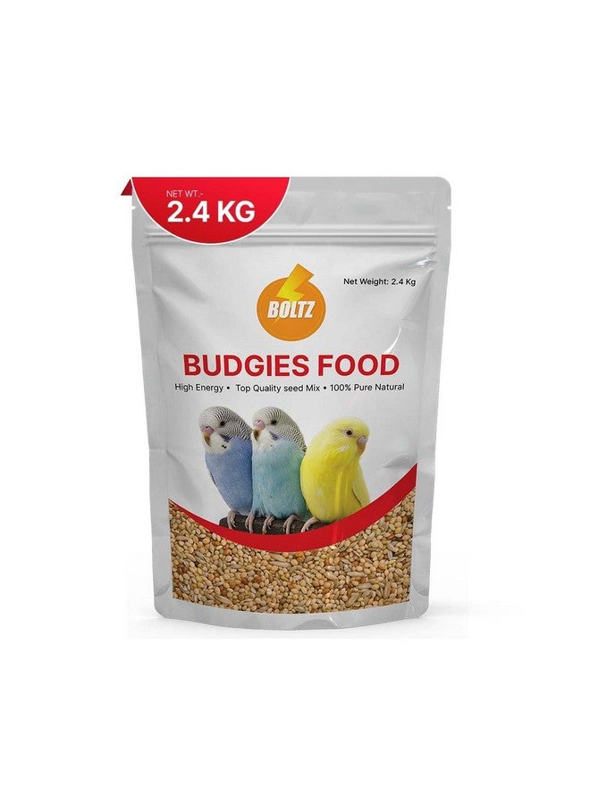 Boltze Bird Food For Budgies - 2400Gm, Natural & Healthy Premium Mix Seeds For Budgies, Daily Bird Budgies Food Seeds, All Birdslife Stages For Everyday Feeding (Mix Seed, 2400Gm) - Image 1