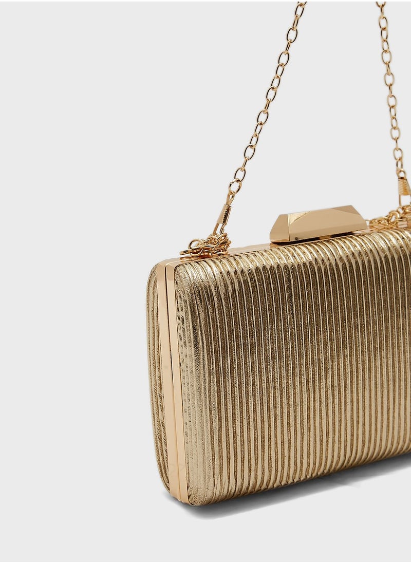 Ella Limited Edition - Crinkle Design Box Clutch - Image 1