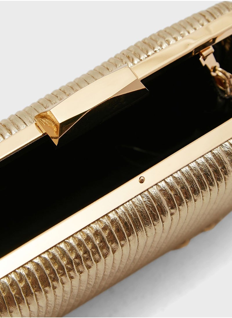 Ella Limited Edition - Crinkle Design Box Clutch - Image 1