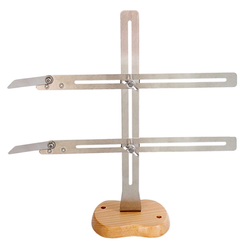 Cuptisserie Pottery Throwing Gauge, Stainless Steel Pottery Throwing Stick for Measuring Height & Width, Clay Craft Measuring Gauge Ceramics Tool - Image 1