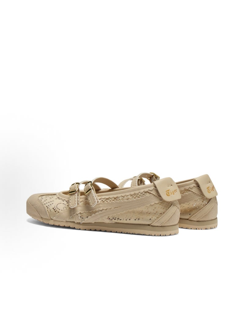 Onitsuka Tiger Mexico 66 TGRS Women’s Ballet Flats - Lace Khaki | Comfortable & Stylish Casual Mary Jane Shoes - Image 4