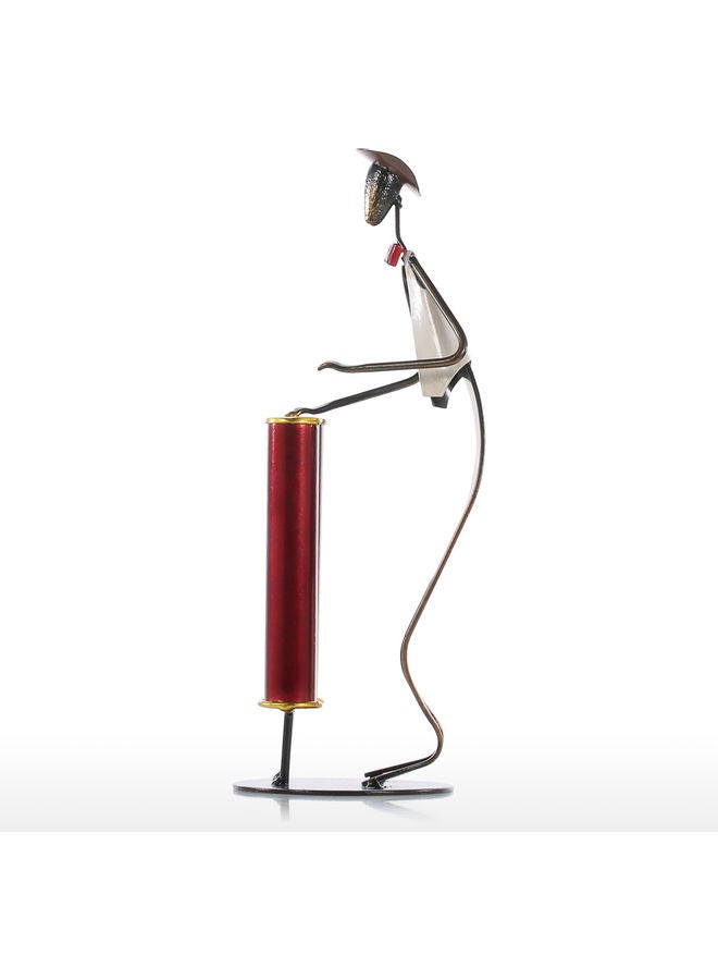 نيبمينينت منحوتة حديدية تمثل العزف على الطبل متعدد الألوان - Image 2